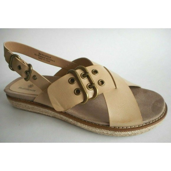 NEW RUFF HEWN Comfort Cushioned Fisherman Sling back Sandal Shoes - Picture 1 of 6